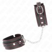 KINK - KIS CSUKLÓSZORÍTÓK FEKETE, PIROS BÉLÉSSEL, ÁLLÍTHATÓ 14-24 CM X 3,5 CM - 2