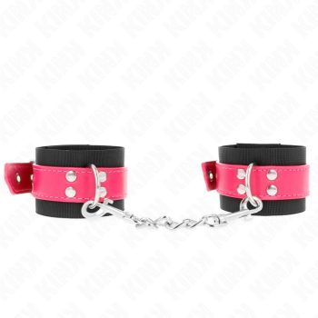 KINK – állítható nylon csuklószorító bőrszíjjal