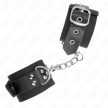 KINK - NEJLON CSUKLÓSZORÍTÓK FEKETE BŐRSZÍJJAL FEKETE ÁLLÍTHATÓ 19-29 CM X 5.1 CM - 2
