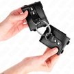 KINK - FIX CSUKLÓSZORÍTÓK GYŰRŰVEL ÉS SZEGECSEKKEL ÁLLÍTHATÓ FEKETE 17-22 CM X 6,5 CM - 3