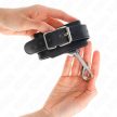KINK - CSUKLÓSZORÍTÓK - EGY SZEGECSSOR ÉS NAGY CSATT FEKETE ÁLLÍTHATÓ 17-28 CM X 5 CM - 3