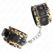 KINK - LEOPÁRD VALÓDI BŐR CSUKLÓSZORÍTÓ ÁLLÍTHATÓ 18-29 CM X 5.5 CM - 2