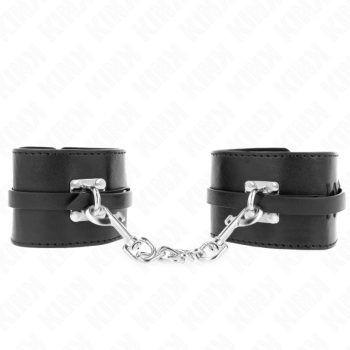   KINK – Prémium állítható csuklóbilincsek, fekete, 14,5-21 cm