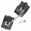 KINK - DELUXE ZÁRÓ CSUKLÓSZORÍTÓK FEKETE ÁLLÍTHATÓ 14.5-21 CM X 6 CM - 2