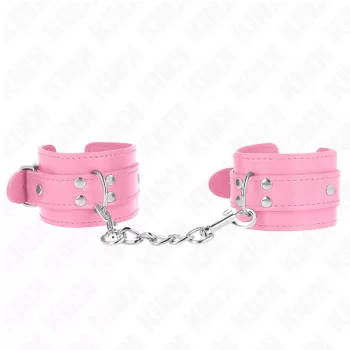 KINK – állítható csukló megkötöző pántok, pink