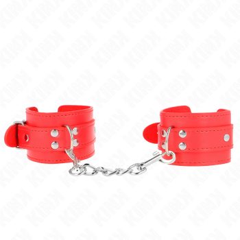   KINK – állítható piros csuklókötöző 20-23 cm-es méretben