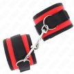 KINK - NEJLON KÖTŐHOROG CSUKLÓSZORÍTÓK PIROS-FEKETE 2. MODELL ÁLLÍTHATÓ 18-35 CM X 6 CM - 2