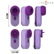 Intense Sabrina Clitoral Stimulator Tapping Mode Compact Purple