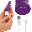 Intense Vibrator bullet clitoral 10 moduri violet 10.2 cm rezistent la apă
