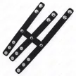 Kink Triple Leather Cock Ring Adjustable Pressure Closure