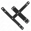 Kink Leather Cock Ring Adjustable Ball Divider