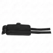 Kink Leather Adjustable Cock Ring with Straps Black