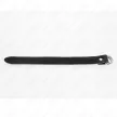 Kink Leather Cock Ring Pressure Closure 22x2 cm Black