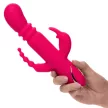 CALEXOTICS - JACK FANTASY HÁROMSZOROS FŰTÖTT VIBRÁTOR NYÚL RÓZSASZÍNŰ - 6