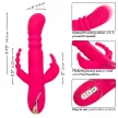 CALEXOTICS - JACK FANTASY HÁROMSZOROS FŰTÖTT VIBRÁTOR NYÚL RÓZSASZÍNŰ - 7
