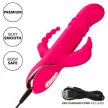 CALEXOTICS - JACK FANTASY HÁROMSZOROS FŰTÖTT VIBRÁTOR NYÚL RÓZSASZÍNŰ - 8
