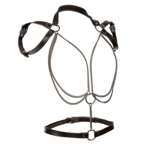 CALEXOTICS - EUPHORIA TÖBBLÁNCÚ HALTER HÁM PRÉMIUM PLUS SIZE