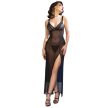 CHILIROSE - CR 4723 HOSSZÚ BABYDOLL ÉS TANGA FEKETE L - 3