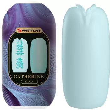 Pretty Love Male Masturbator Waterproof Soft Sleeve Blue