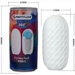 Pretty Love Masturbator masculin texturat model 2 waterproof alb