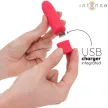 Intense Symone USB Rechargeable Vibrating Bullet 8 Modes 10 cm Red