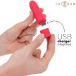 INTENZÍV - SYMONE USB ÚJRATÖLTHETŐ VIBRÁLÓ GOLYÓ 8 REZGÉS PIROS 10 X 2.2 CM - 5