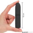 FEKETE ÉS EZÜST - GERI USB ÚJRATÖLTHETŐ VIBRÁLÓ GOLYÓ 8 REZGÉS FEKETE 10 X 2.2 CM - 2