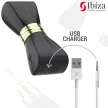 Ibiza Clit Stimulator Bow Shape 3 Heads Black Silicone
