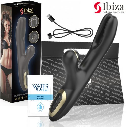 IBIZA - DUPLA VIBRÁTOR SZORÍTÓ FEKETE