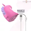 Intense Pinkie Clitoral Stimulator Unicorn Shape Vibrating Waterproof Fuchsia