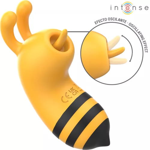 Intense Maya Clitoral Stimulator Bee-Shaped Multiple Vibration Modes Yellow Black