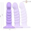 INTENZÍV - BRENDA VIBRÁTOR MÉRET M SPIRÁL DESIGN 10 REZGÉS LILA TÁVIRÁNYÍTÓVAL - 6