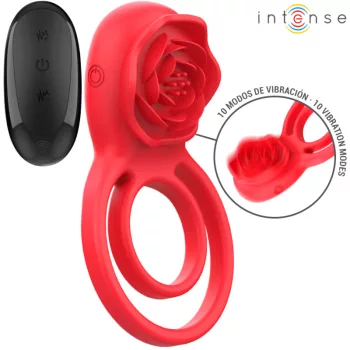 Intense Gail Vibrator 10 Vibration Levels Remote Control Red