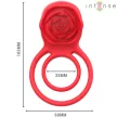 Intense Gail Vibrator 10 Vibration Levels Remote Control Red