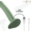 INTENZÍV - BECCA VIBRÁTOR TAPADÓKORONGGAL 10 REZGÉS ZÖLD TÁVIRÁNYÍTÓVAL - 5