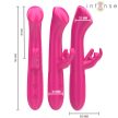 INTENZÍV - JULIETA NYÚL VIBRÁTOR 18,6 CM 10 REZGÉSEK RÓZSASZÍNŰ