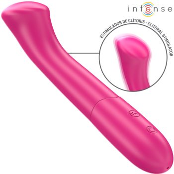 INTENZÍV - PATY VIBRÁTOR 19 CM RUGALMAS 10 REZGÉSEK 2. MODELL RÓZSASZÍNŰ