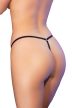 CHILIROSE - CR 4836 TANGA CSÓKOLJ MEG FEKETE S/M - 2