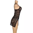 SUBBLIME - 954185 CSIPKE BABYDOLL ÁLLÍTHATÓ PÁNTOKKAL FEKETE S/M - 5