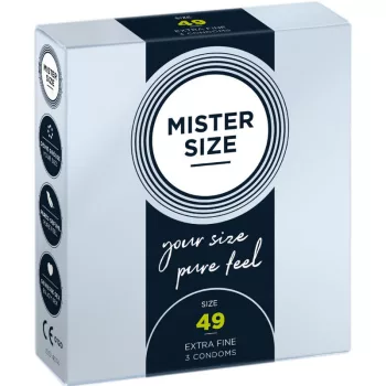 MISTER SIZE - ÓVSZER MÉRET S 49 MM (3 DB)