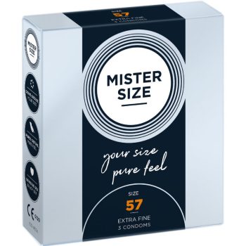 MISTER SIZE - Prémium magnum óvszer 57 mm, 3 db