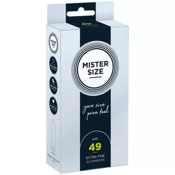 MISTER SIZE - ÓVSZER MÉRET S 49 MM (10 DB)
