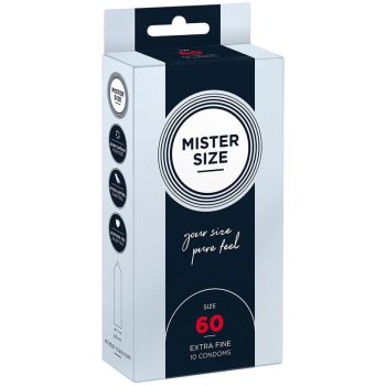 Mister Size XL – prémium óvszer 60 mm (10 db)