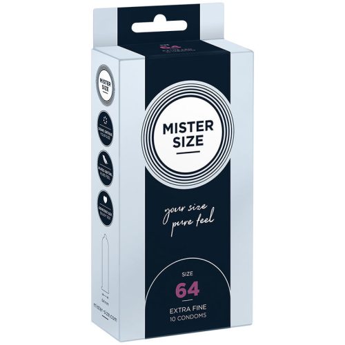 MISTER SIZE - ÓVSZER MÉRET XXL 64 MM (10 DB)