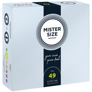 MISTER SIZE - prémium S méretű óvszer (49 mm, 36 db)