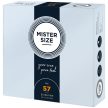Mister Size – prémium L méretű óvszer (57 mm, 36 db)