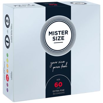   Mister Size – XL óvszer 60 mm, prémium kényelem 36 db-os