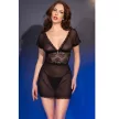 CHILIROSE - CR 4830 BABYDOLL FEKETE L - 4
