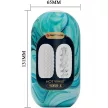 Pretty Love Masturbator bărbați Silicone 3 texturi Alb Rezistent la apă