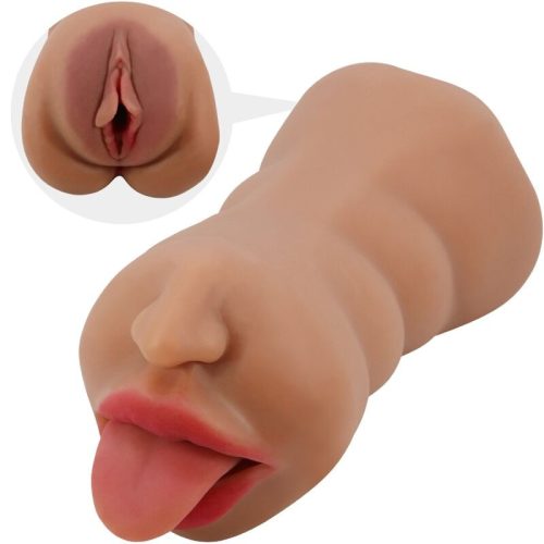 ŐRÜLT BIKA - SARAH DUPLA MASZTURBÁTOR SZÁJ ÉS VAGINA HÚS